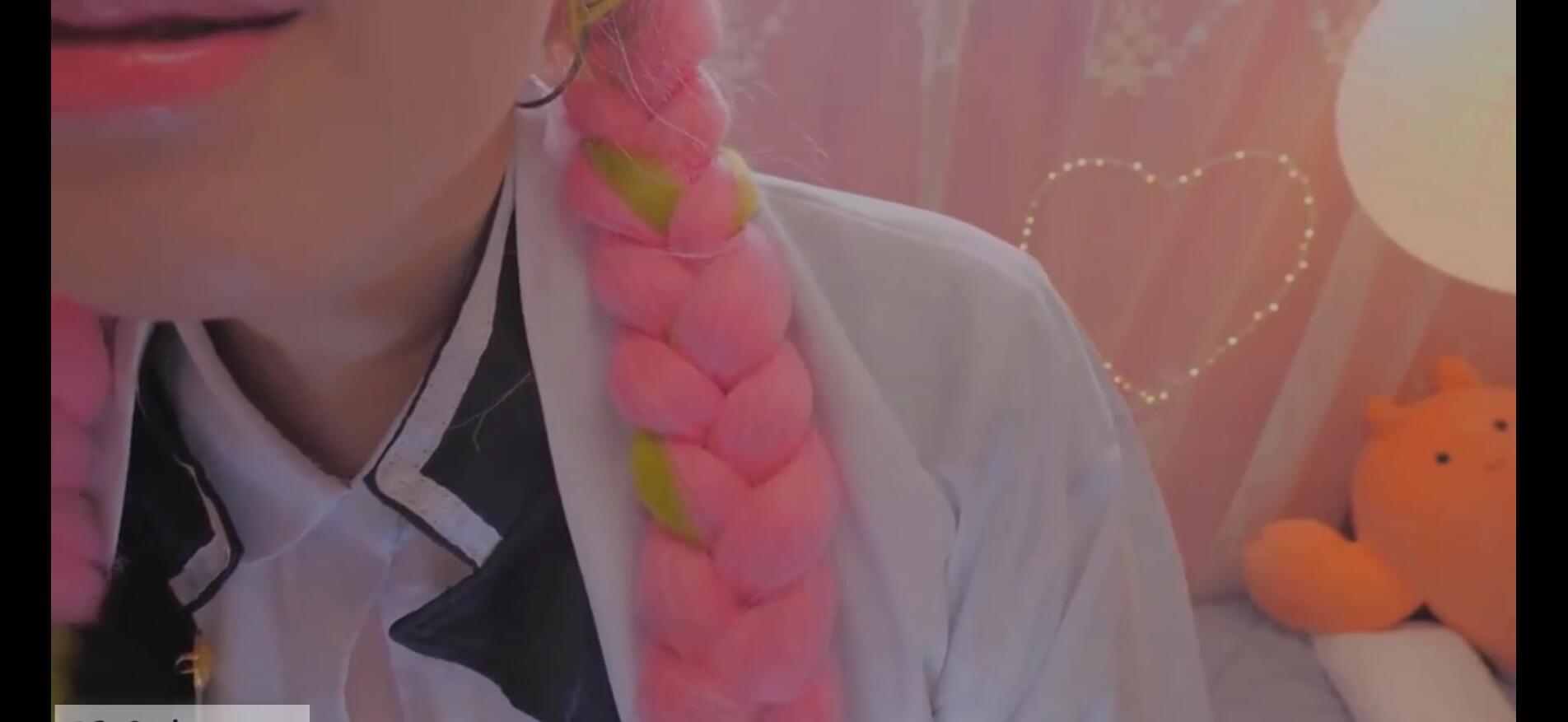 PPOMO 粉色双马尾有人声剧情口腔音