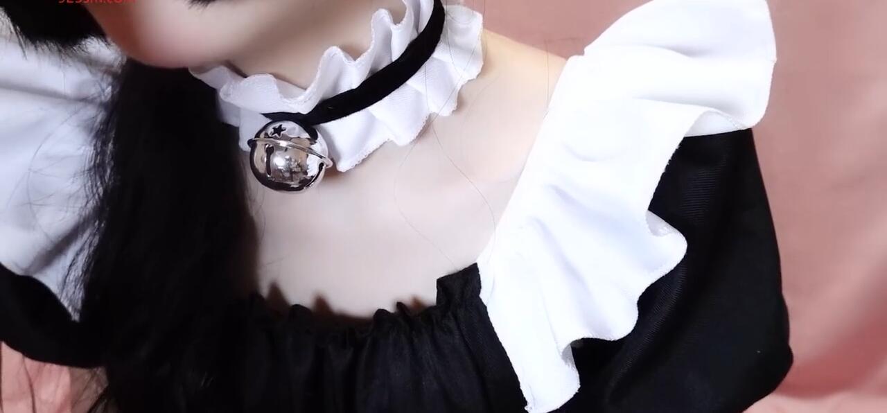 水蜜小羊喵 女仆装黑丝 舔耳口腔音